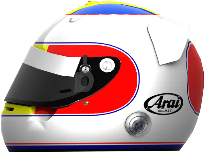 Arai Colorful Racing Motorcycle Helmet PNG Image