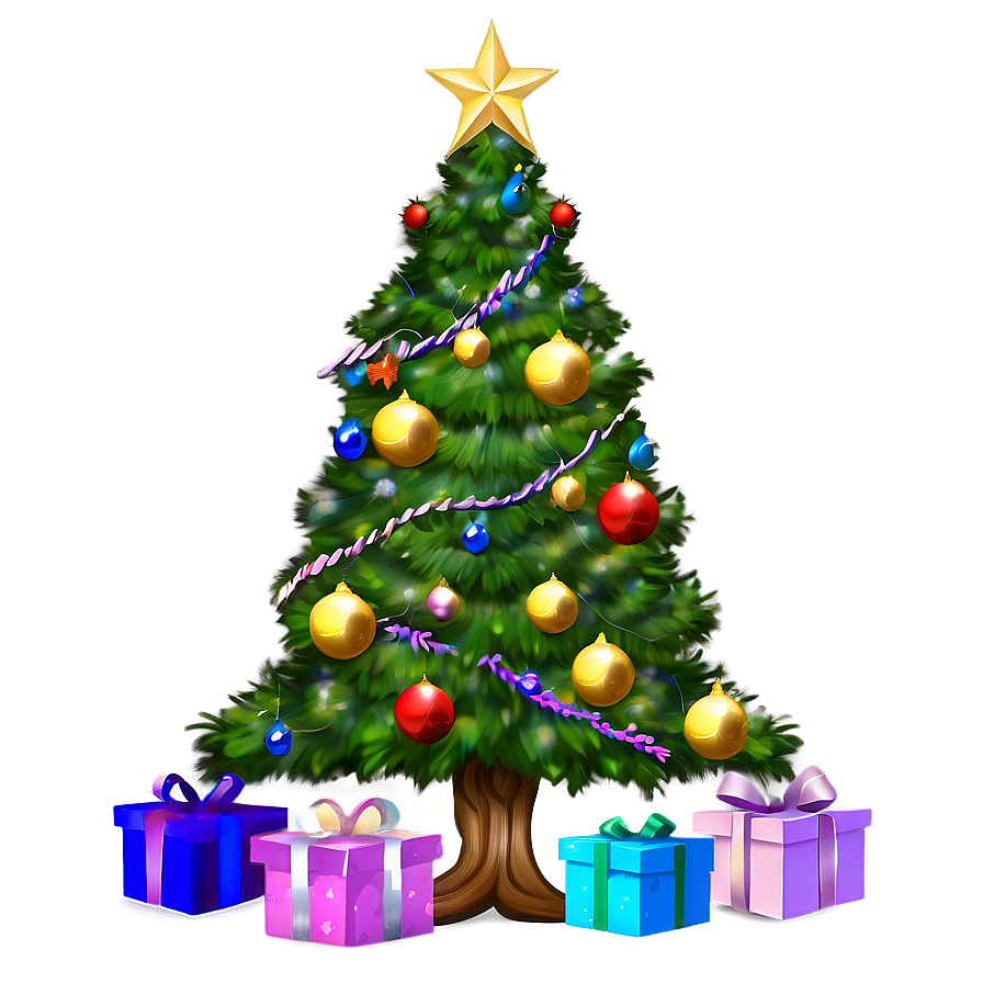 Arbol De Navidad In City Square Png Mle PNG Image