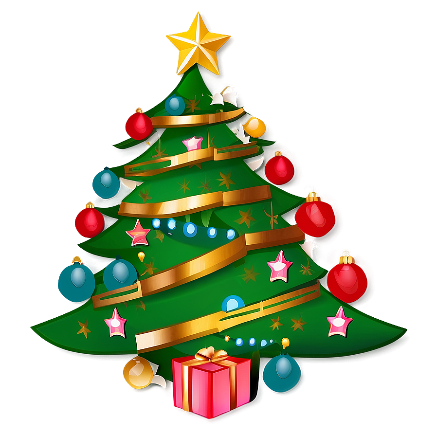 Arbol De Navidad With Santa Hat Png Nen75 PNG Image