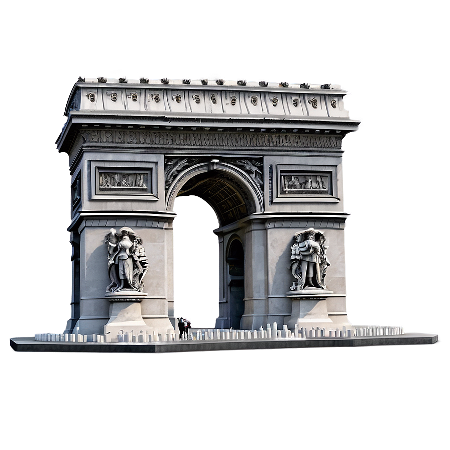 Arc De Triomphe Monument Png 06232024 PNG Image