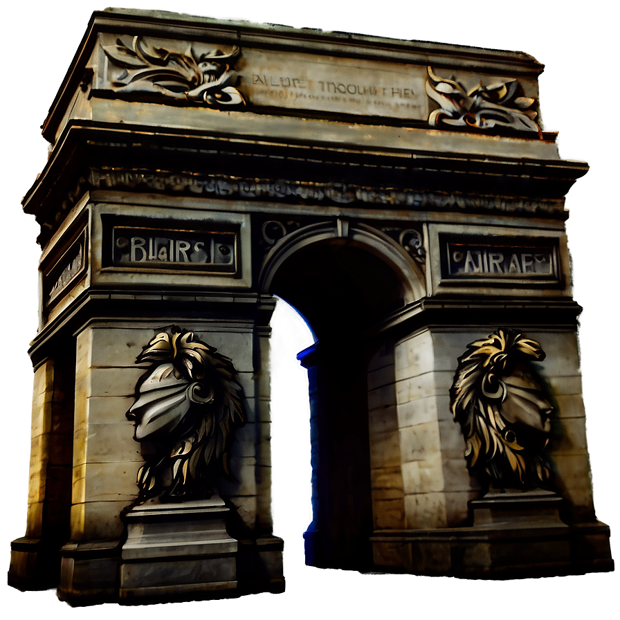 Arc De Triomphe Monument Png Wll PNG Image