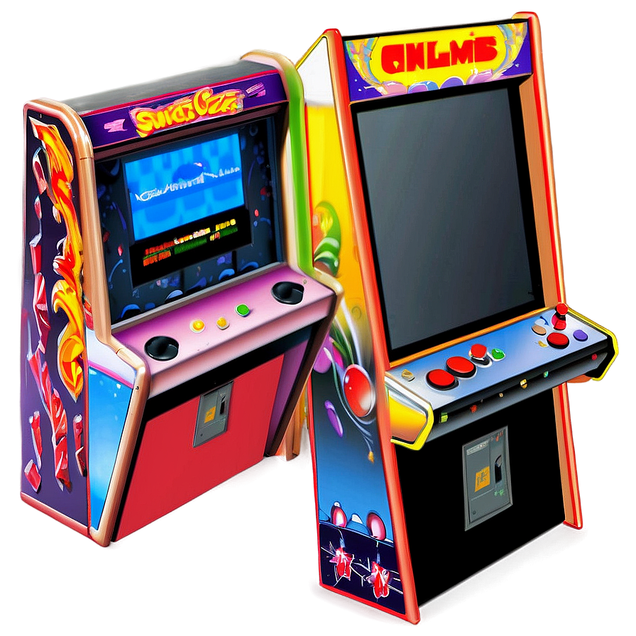 Arcade Game Consoles Png 06292024 PNG Image