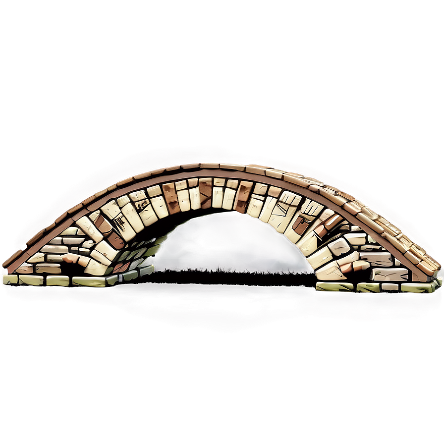 Arched Brick Bridge Png Del51 PNG Image