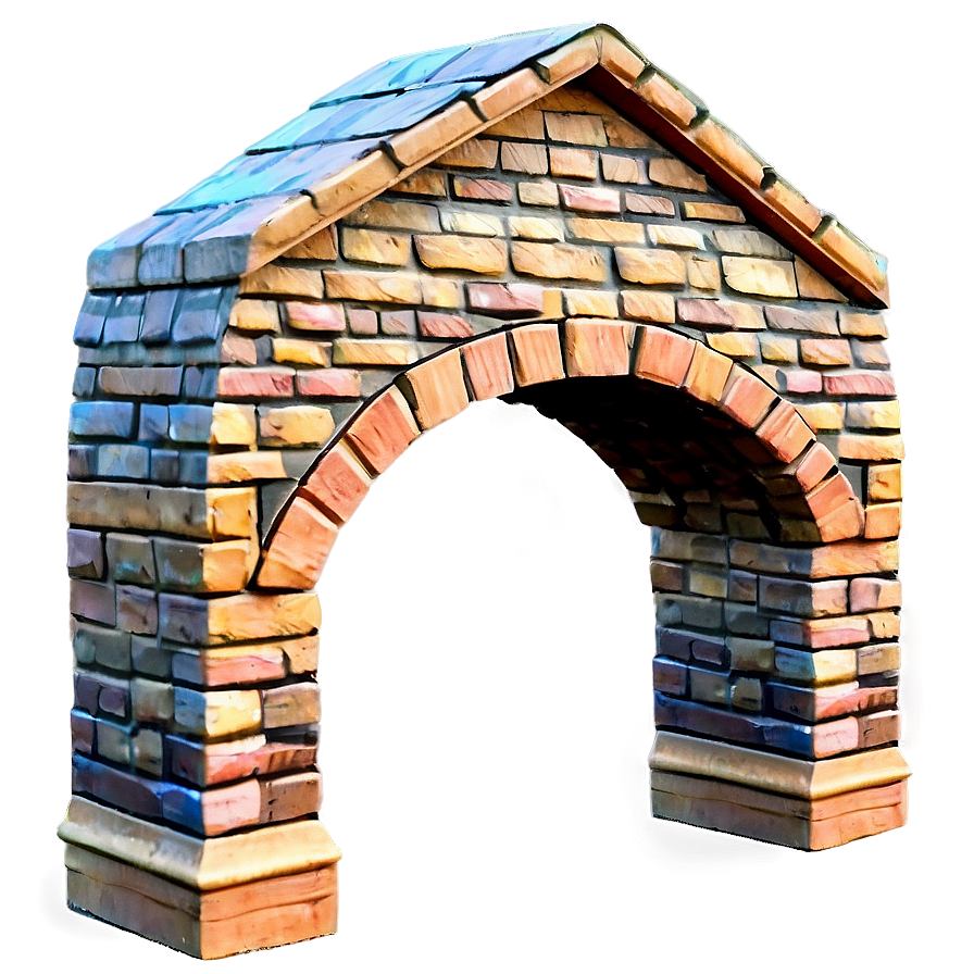 Arched Brick Bridge Png Vtm PNG Image