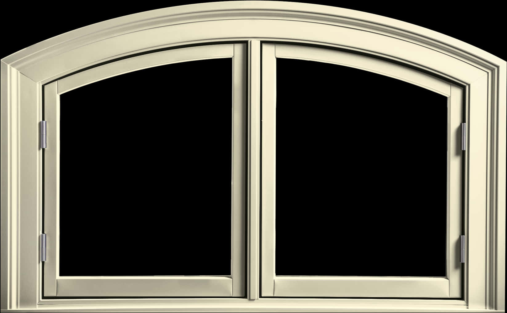 Arched Top Casement Window PNG Image