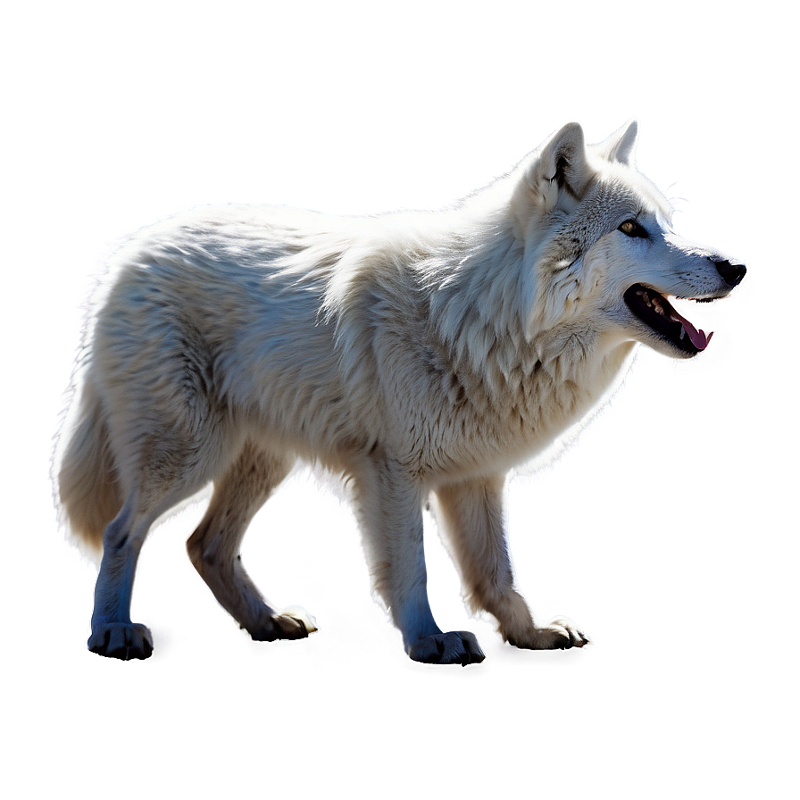 Arctic Wolf Illustration Png Kcs19 PNG Image