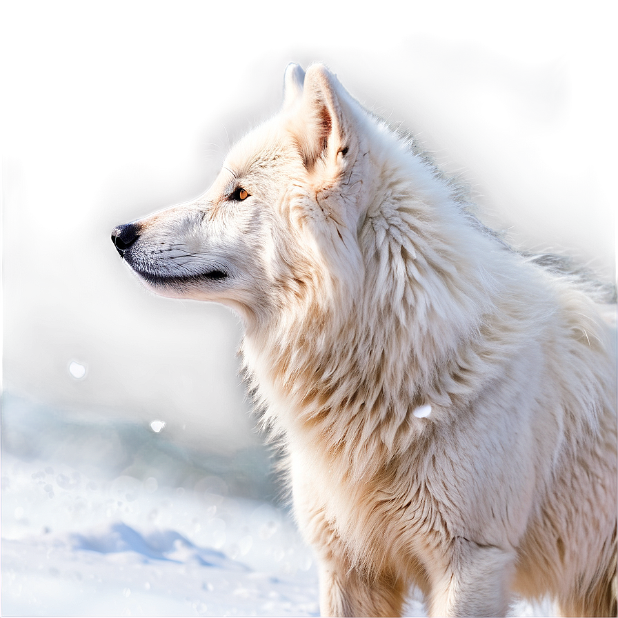 Arctic Wolf In Snow Png 06292024 PNG Image