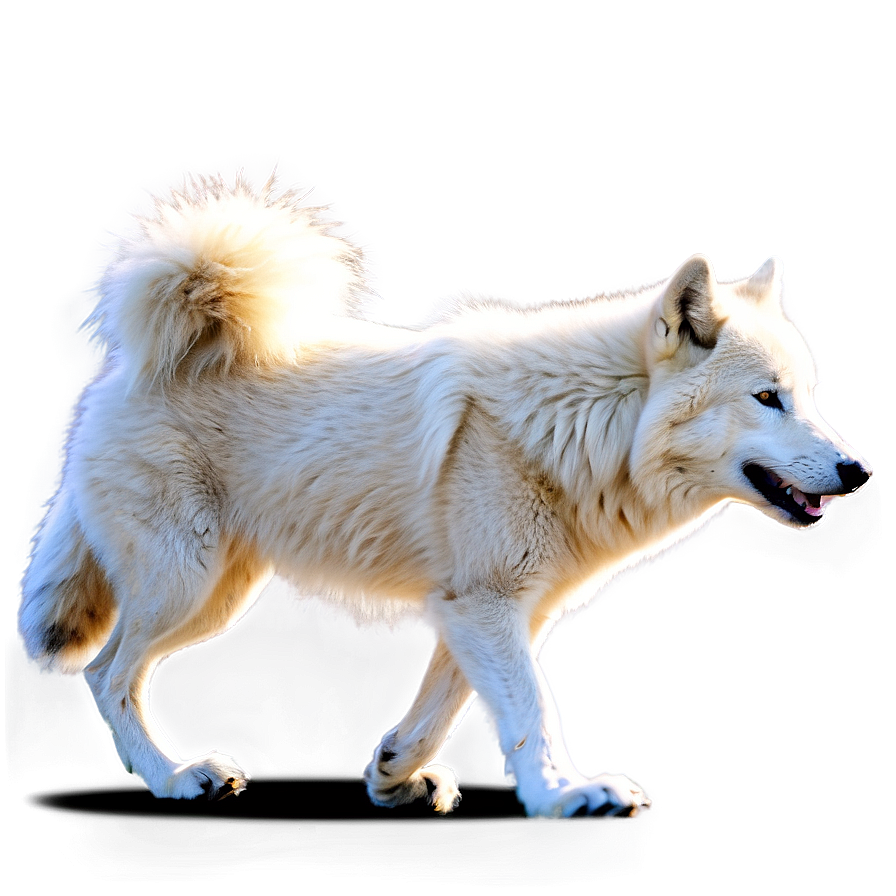 Arctic Wolf Stalking Png Ikl86 PNG Image