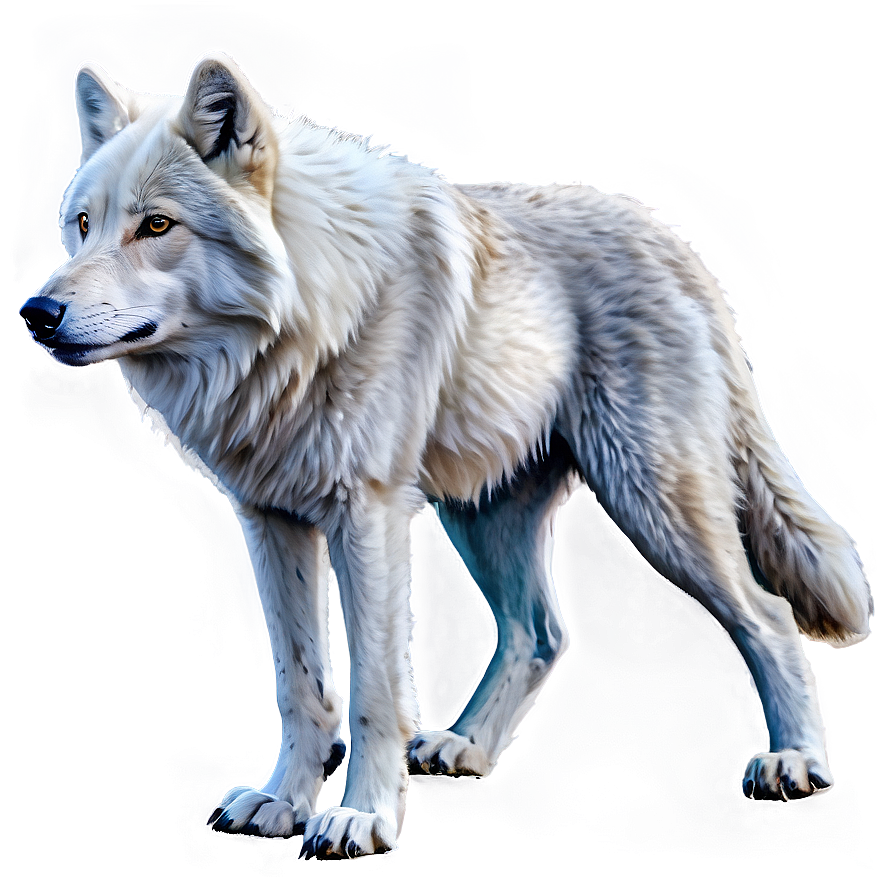 Arctic Wolf Watercolor Png 92 PNG Image