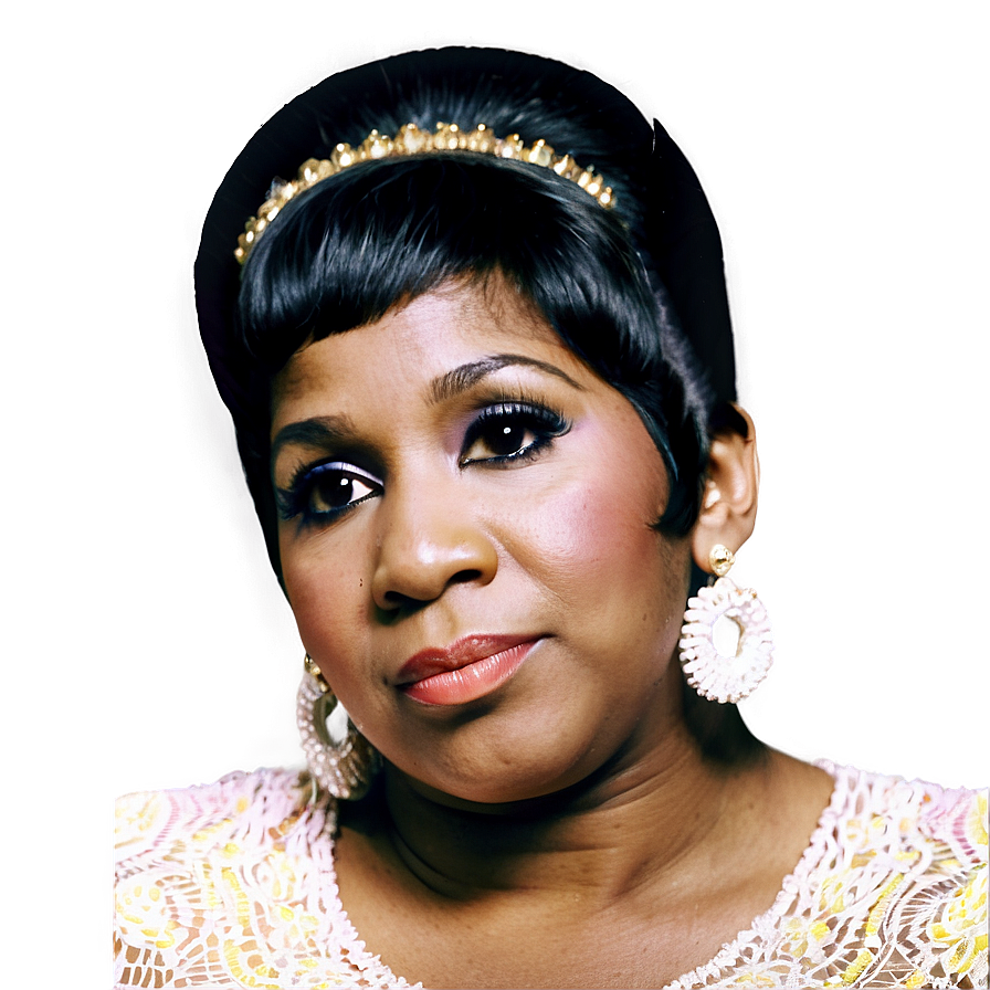 Aretha Franklin 60s Look Png Gpc70 PNG Image