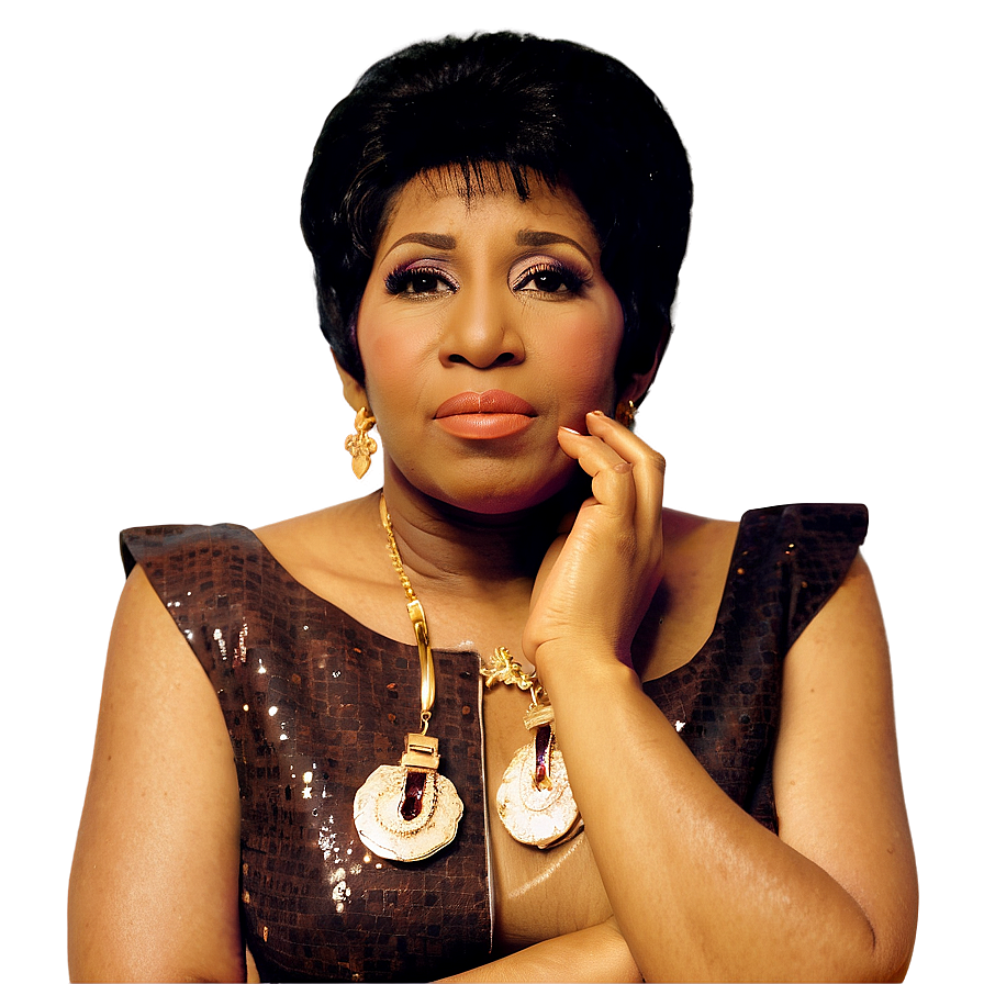 Aretha Franklin Album Cover Art Png 5 PNG Image