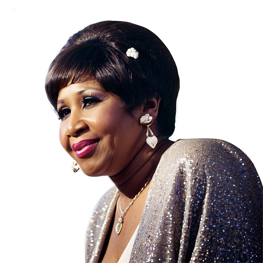 Aretha Franklin Candid Shot Png 74 PNG Image