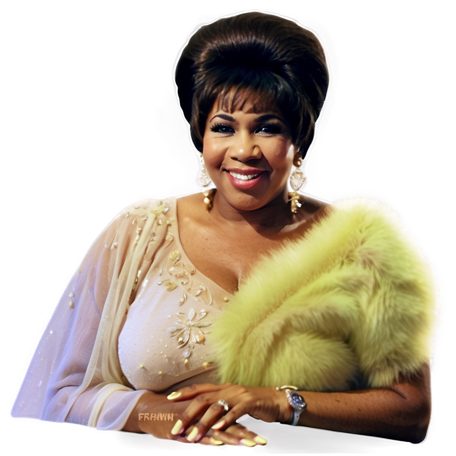 Aretha Franklin Feminist Icon Png Pud95 PNG Image