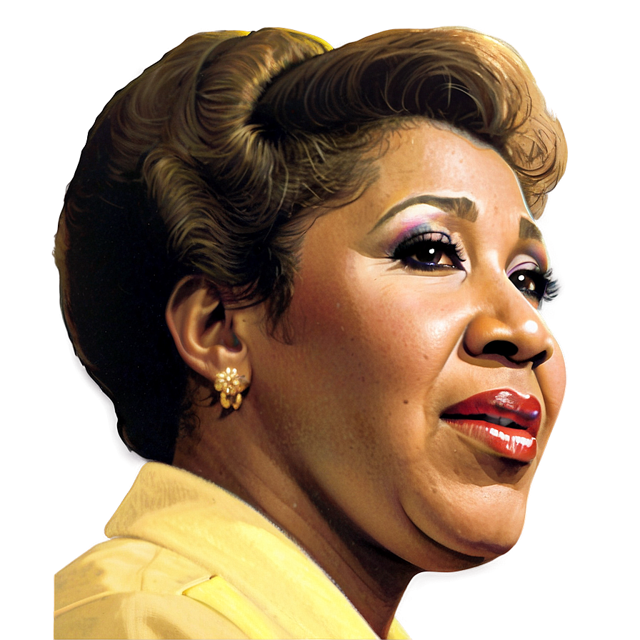 Aretha Franklin Feminist Icon Png Qpa61 PNG Image