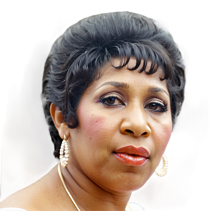 Aretha Franklin Glamour Shot Png Gvy64 PNG Image