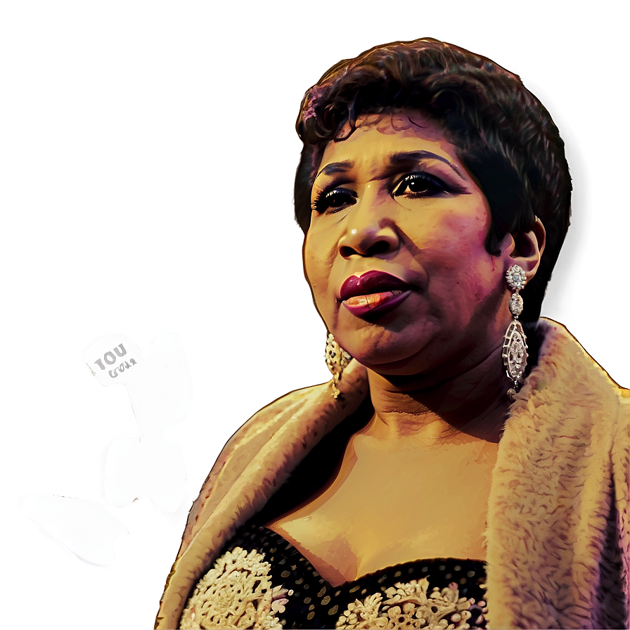 Aretha Franklin Respect Tribute Png Hak PNG Image