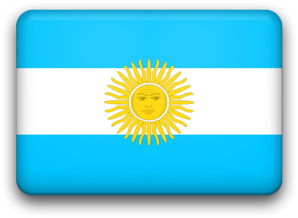 Argentina Flag Icon PNG Image