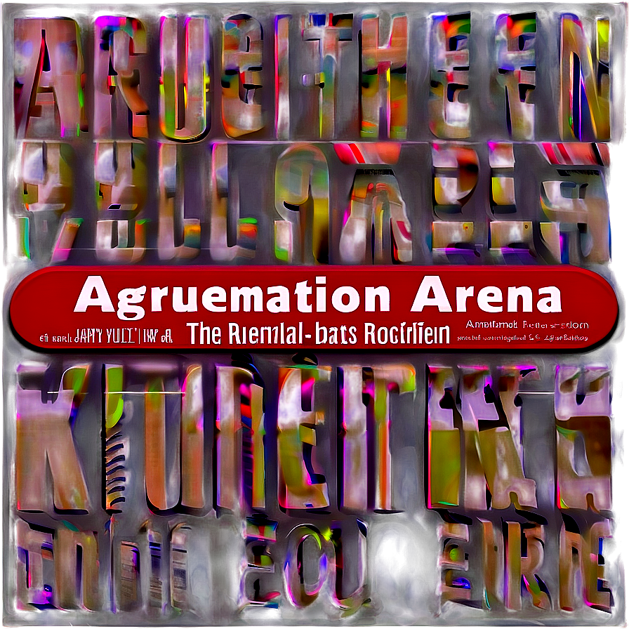 Argumentation Arena Artwork PNG Image