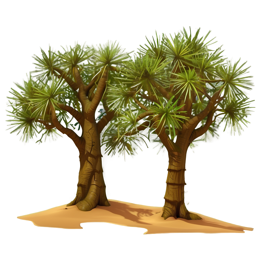 Arid Desert Trees Png 05042024 PNG Image