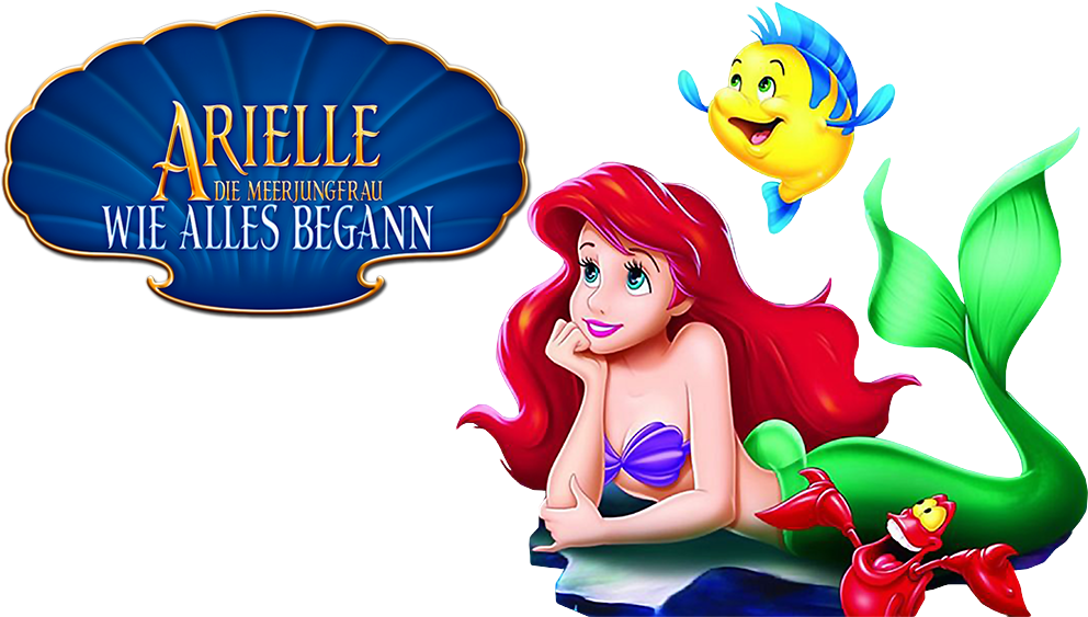 Arielle_ Mermaid_ Animated_ Characters PNG Image