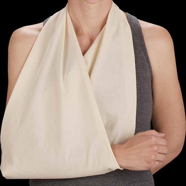 Arm Sling Support Bandage PNG Image