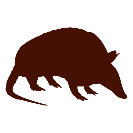 Armadillo Silhouette PNG Image