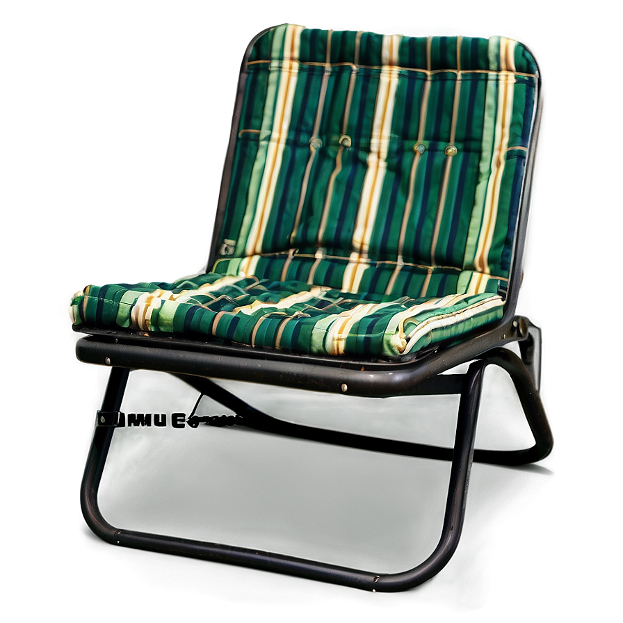 Armless Lawn Chair Png 06132024 PNG Image