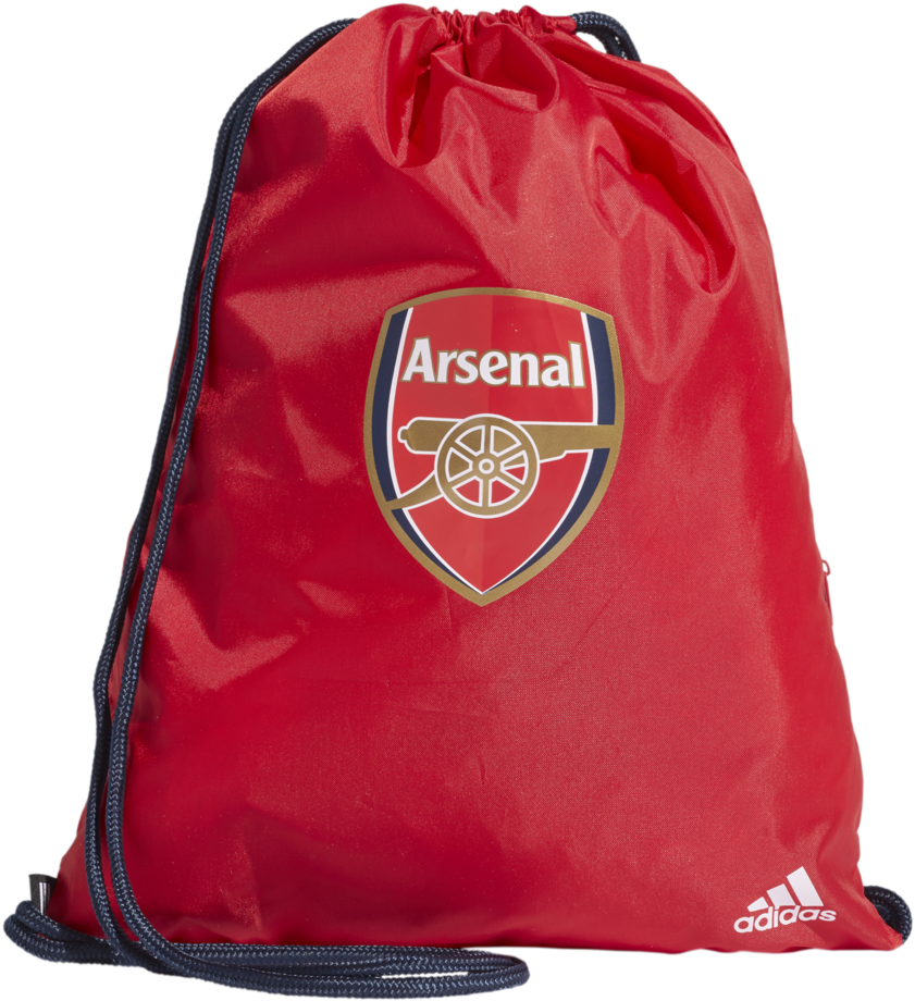 Arsenal Adidas Drawstring Bag PNG Image