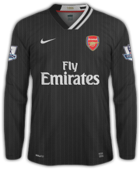 Arsenal Fly Emirates Nike Jersey PNG Image