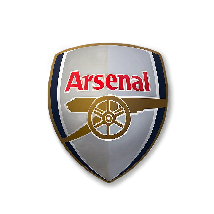 Arsenal White Logo Png Kfb76 PNG Image