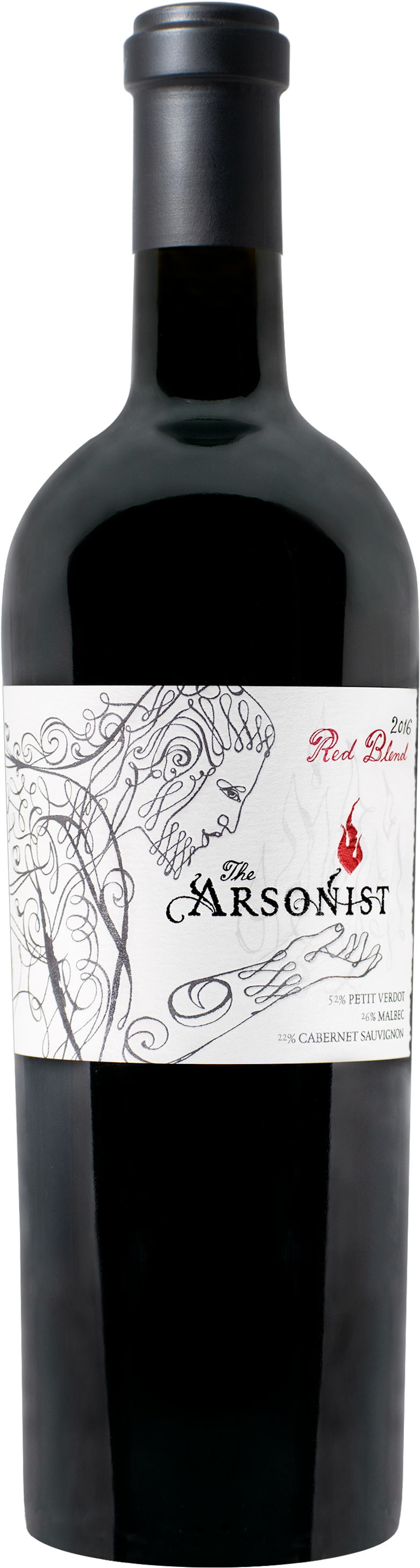 Arsonist Red Blend Wine Bottle2014 PNG Image