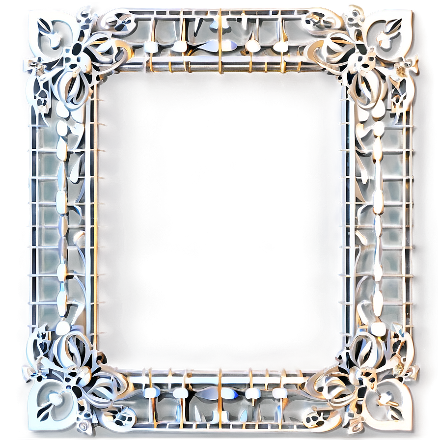 Art Deco Decorative Frame Png 15 PNG Image