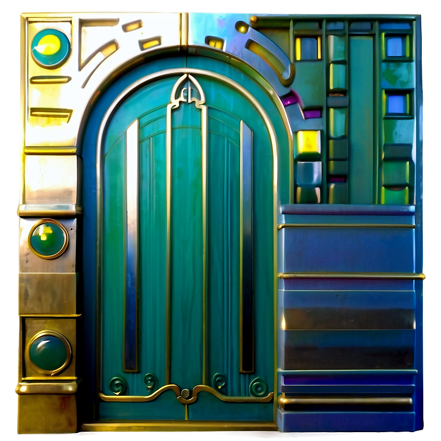 Art Deco Door Png Gba58 PNG Image