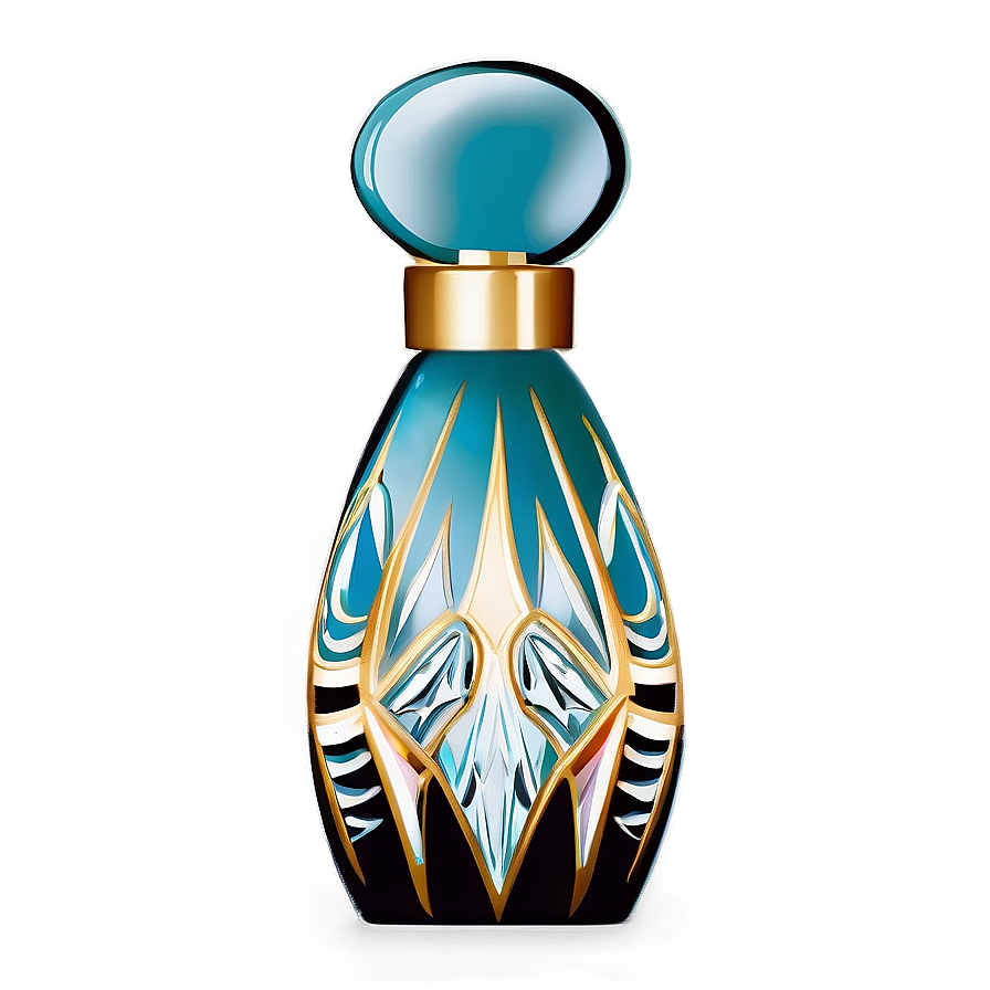 Art Deco Perfume Bottle Png Ofi13 PNG Image