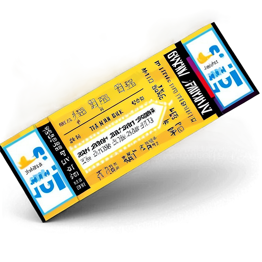 Art Exhibit Ticket Png 05252024 PNG Image