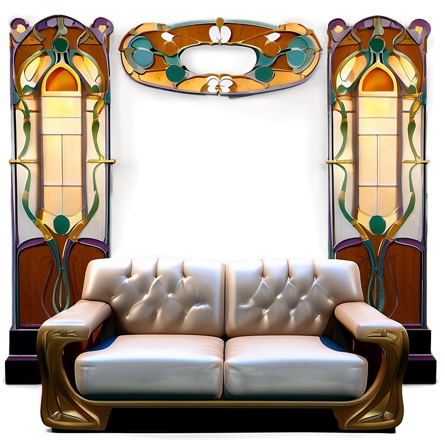 Art Nouveau Living Room Png 92 PNG Image