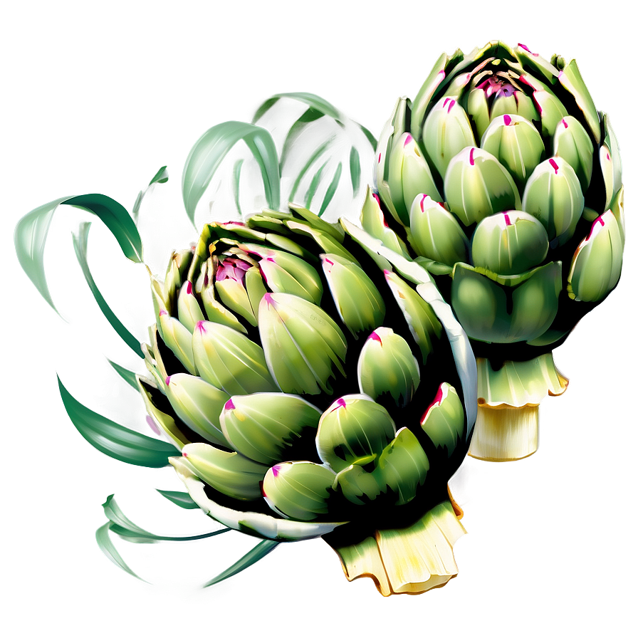 Artichoke Print Png Dne PNG Image