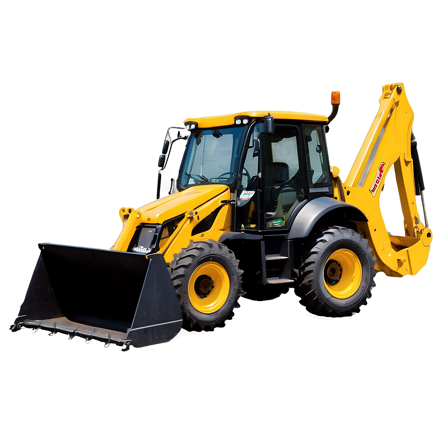 Articulated Backhoe Loader Png Std PNG Image