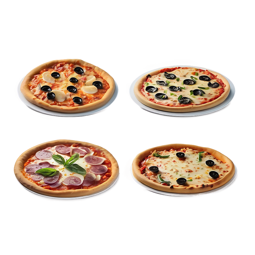 Artisan Pizza Selection Png Wwl85 PNG Image