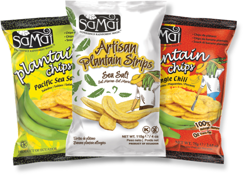 Artisan Plantain Chips Variety Packs PNG Image