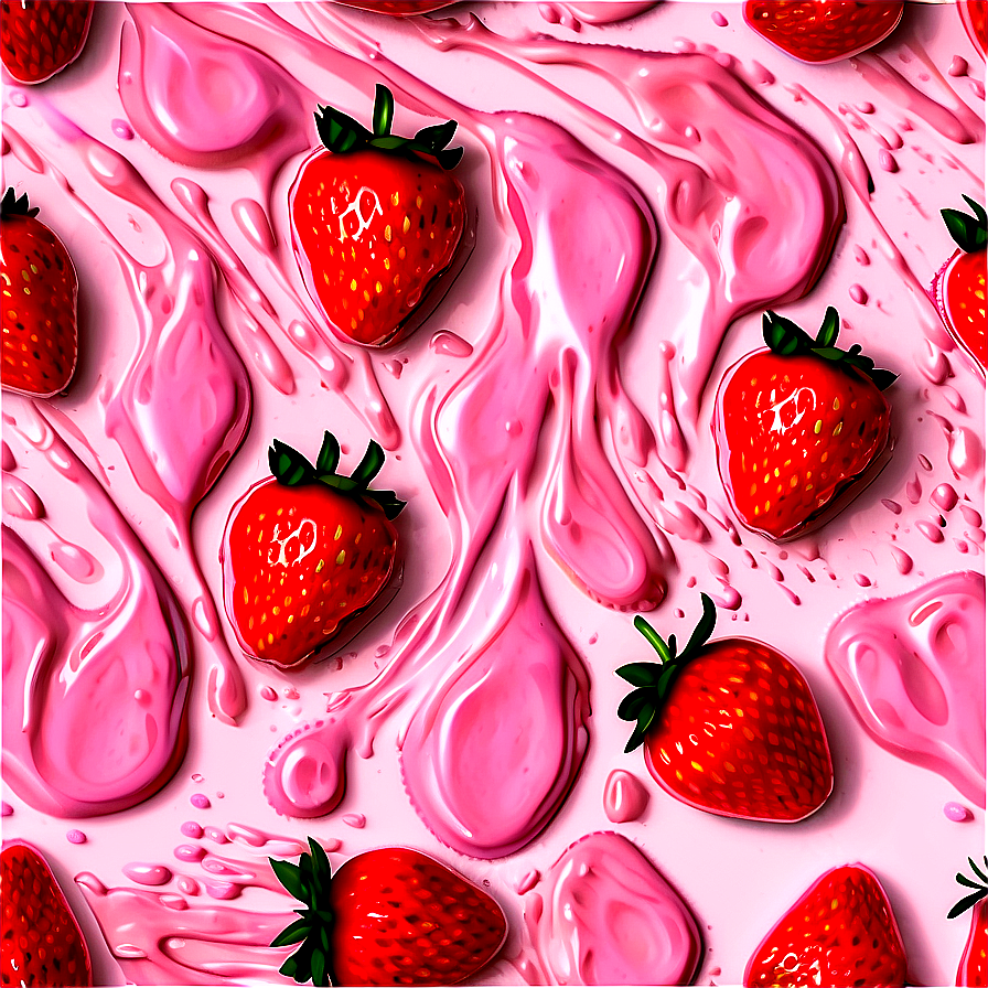 Artisan Strawberry Milk Png Lbb76 PNG Image