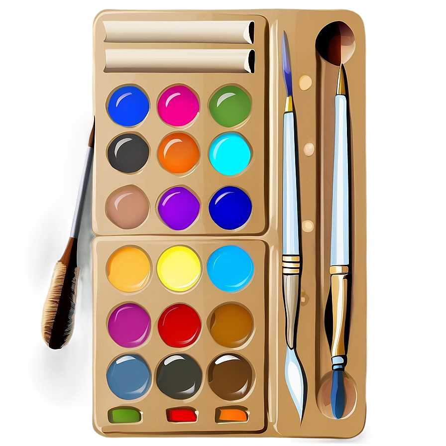 Artist's Palette Clipart Png 06212024 PNG Image