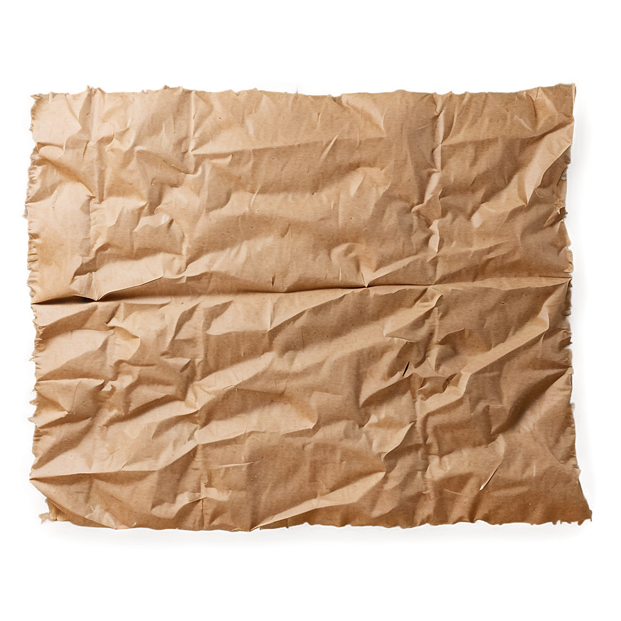 Artistic Crumpled Paper Texture Png Bho PNG Image