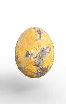 Artistic Eggon Black Background PNG Image