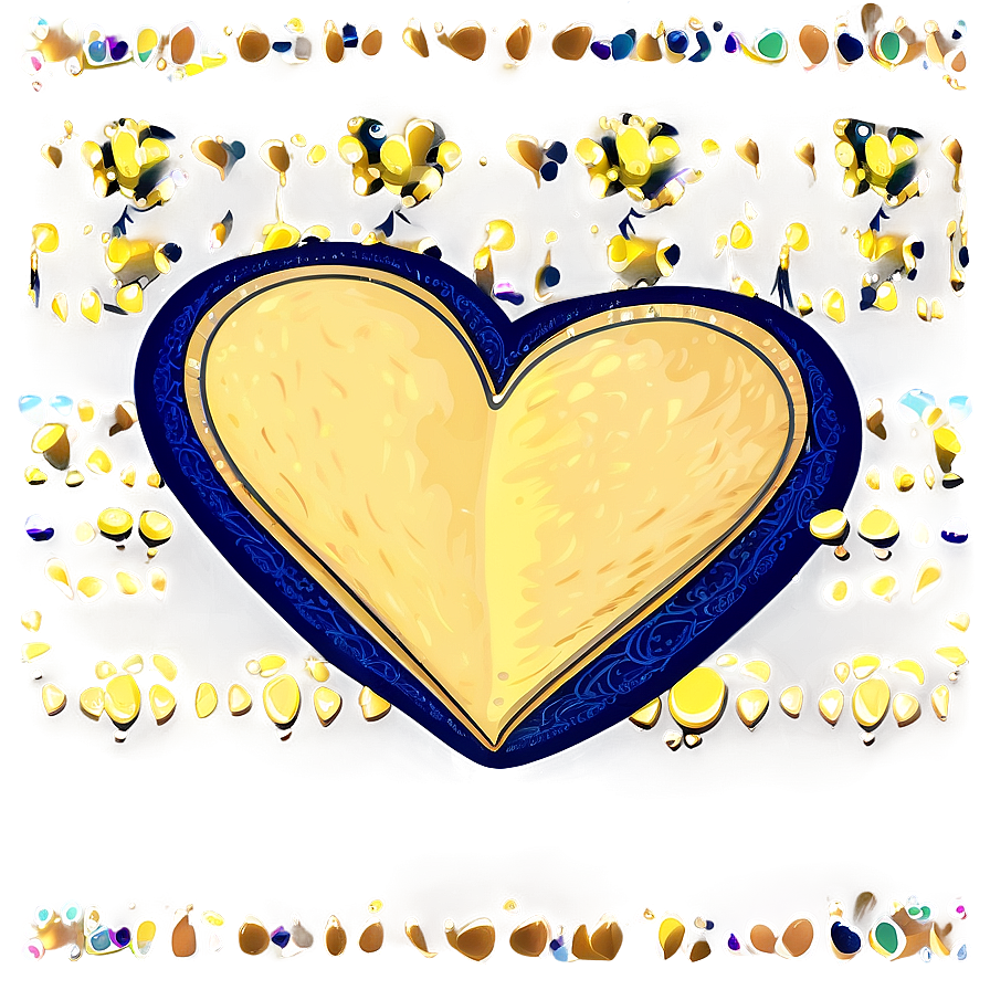 Artistic Heart Doodle Png Trc PNG Image