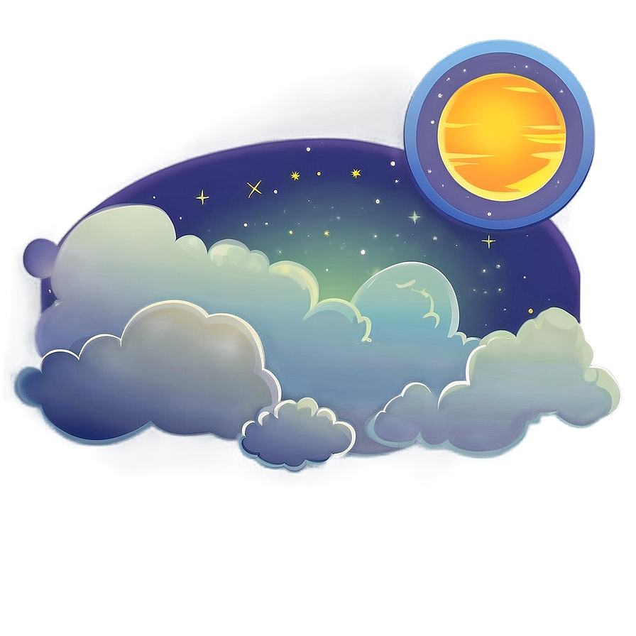 Artistic Night Sky Png 06242024 PNG Image