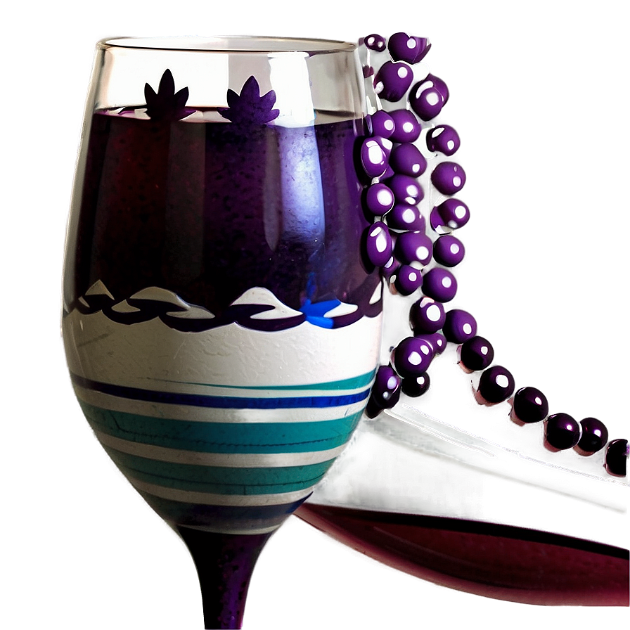 Artistic Wine Glasses Craft Png Qyw PNG Image