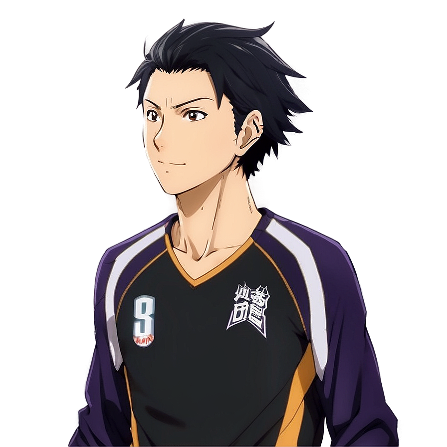 Asahi Powerful Serve Haikyuu Png Gbh PNG Image