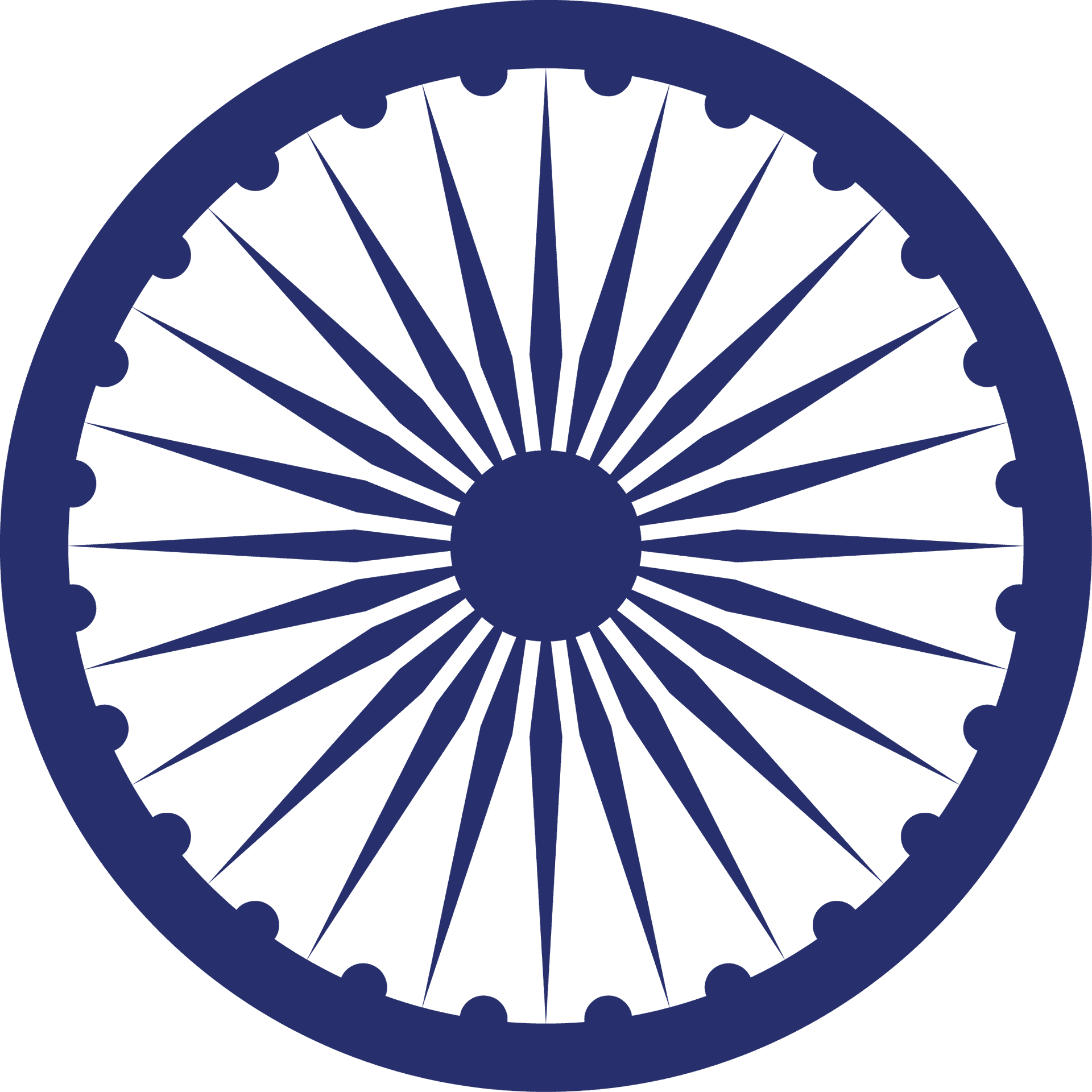 Ashoka Chakra Graphic PNG Image