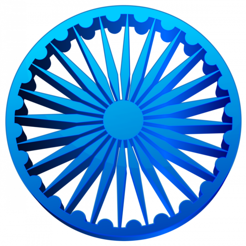 Ashoka Chakra Graphic PNG Image